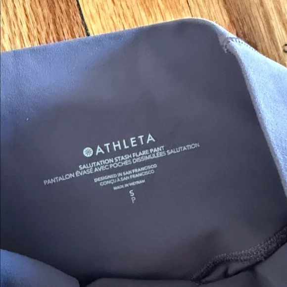 Athleta grey purple yoga pants - Picture 6 of 11